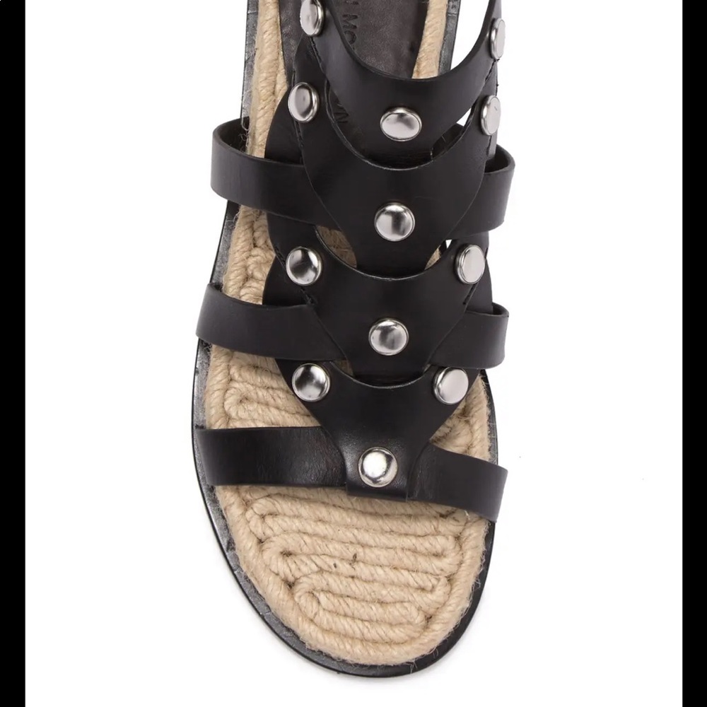 Sigerson Morrison Jessa Espadrille Sandals Studs 8 - Picture 2 of 7